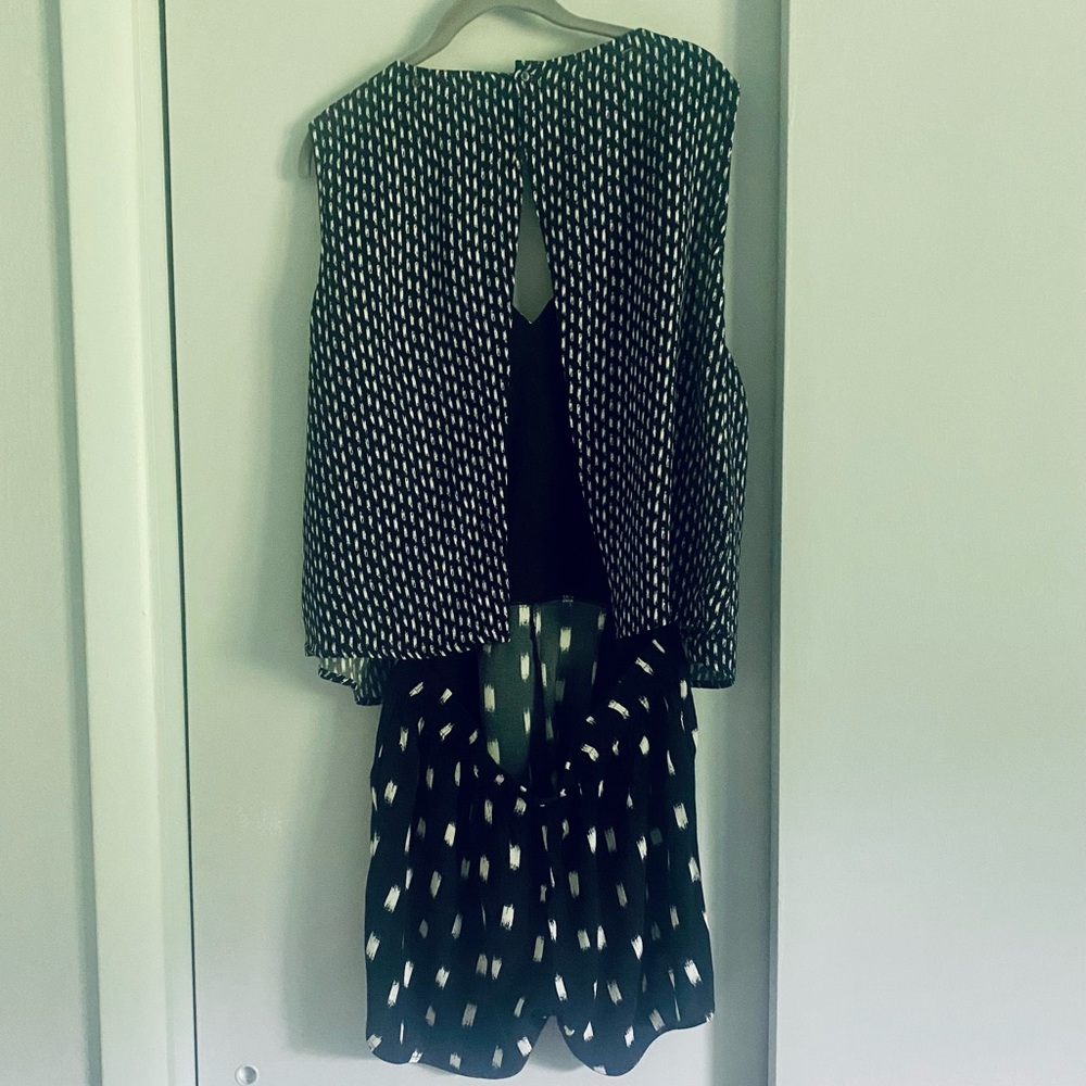 Madewell Ikat Overlay Romper - Picture 6 of 11
